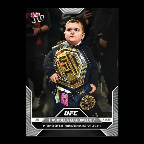 Hasbulla Magomedov Topps NOW UFC trading card